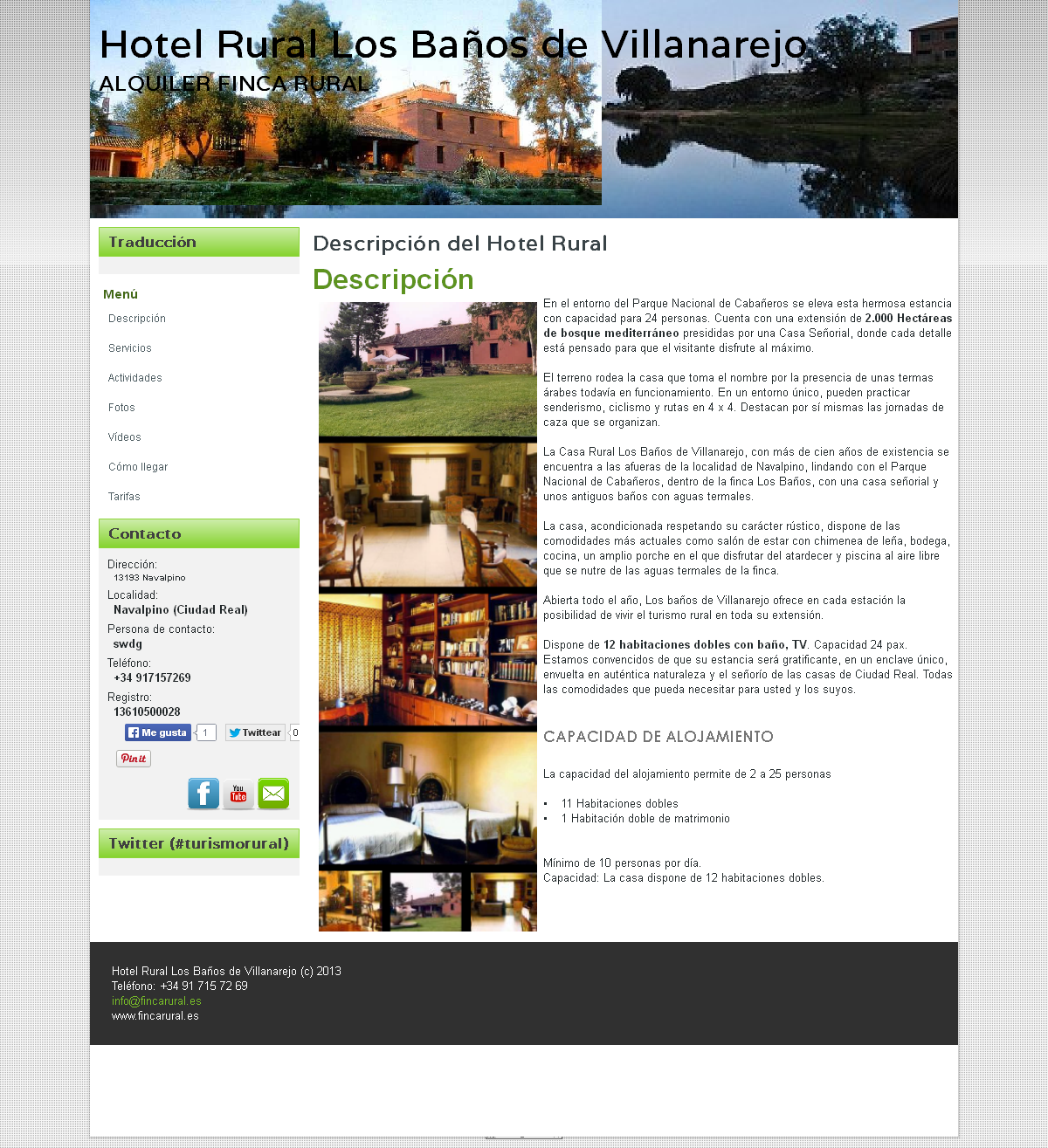 Hotel Rural Los Ba�os de Villanarejo