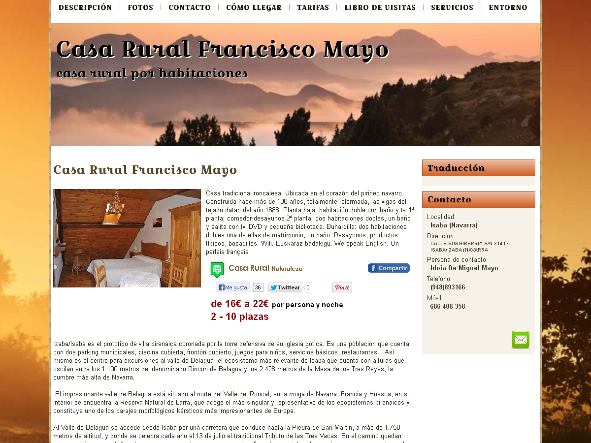 Casa Rural Francisco Mayo