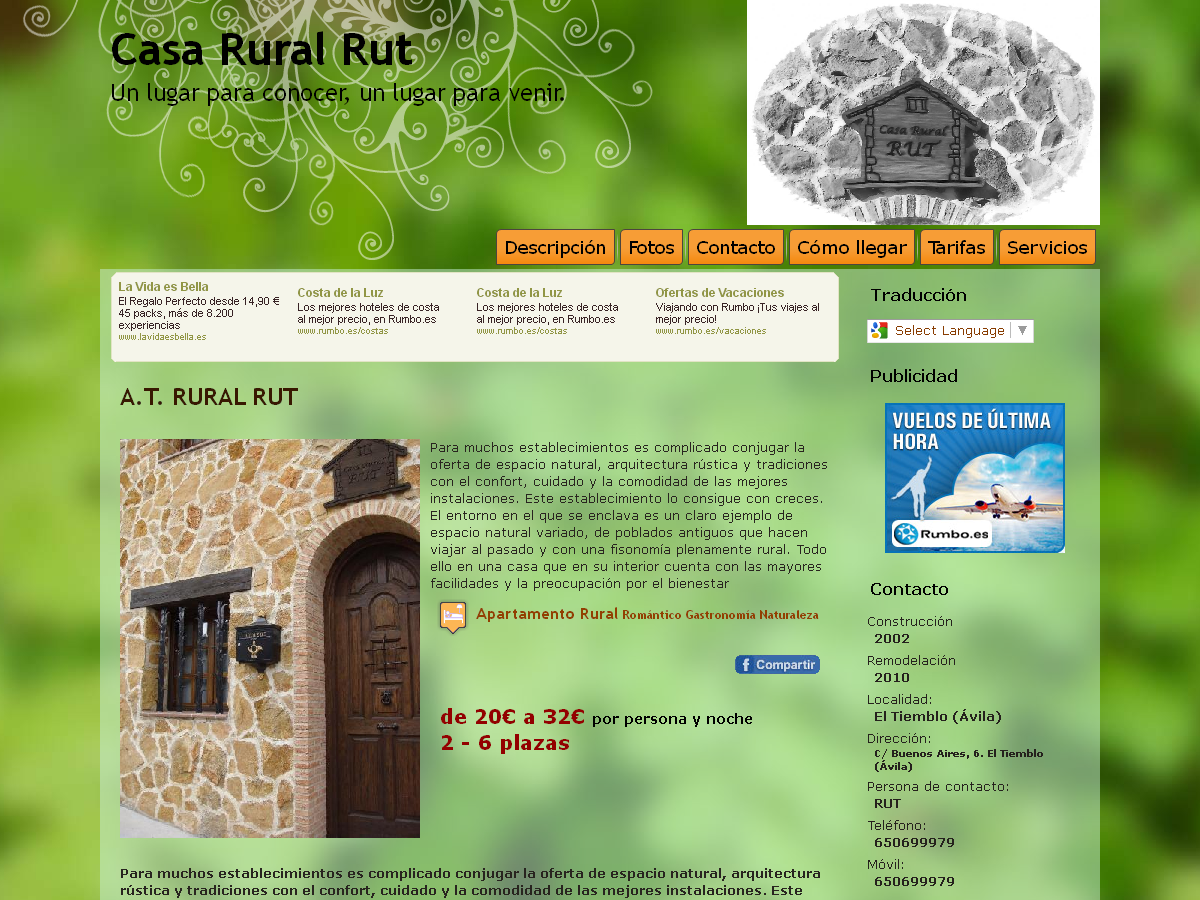 Alojamiento Turstico RURALRUT