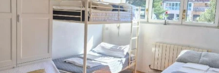 Bed in mixed dorm ideal for bikes and walkers on the camino